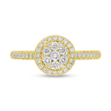 0.51ct 14k Yellow Gold Diamond Engagement Ring