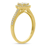 0.51ct 14k Yellow Gold Diamond Engagement Ring