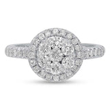 1.06ct 14k White Gold Diamond Engagement Ring