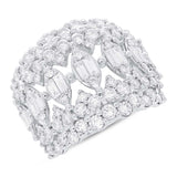 2.59ct 14k White Gold Diamond Lady's Ring