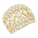 2.59ct 14k Yellow Gold Diamond Lady's Ring