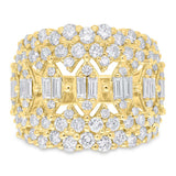 2.59ct 14k Yellow Gold Diamond Lady's Ring