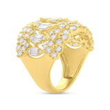 2.59ct 14k Yellow Gold Diamond Lady's Ring