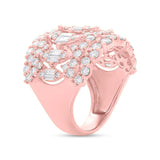 2.59ct 14k Rose Gold Diamond Lady's Ring