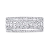 0.86ct 14k White Gold Diamond Lady's Ring