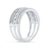 0.86ct 14k White Gold Diamond Lady's Ring