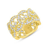 1.88ct 14k Yellow Gold Diamond Lady's Ring