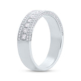 0.66ct 14k White Gold Diamond Lady's Band