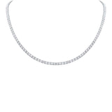 2.49ct 14k White Gold Diamond Tennis Necklace