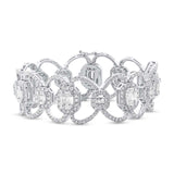 11.18ct 18k White Gold Diamond Lady's Bracelet