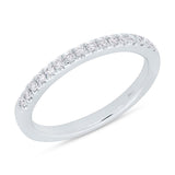 0.22ct 18k White Gold Diamond Lady's Band