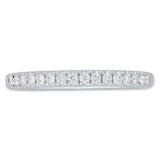 0.22ct 18k White Gold Diamond Lady's Band