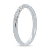 0.22ct 18k White Gold Diamond Lady's Band