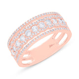 0.86ct 14k Rose Gold Diamond Lady's Ring