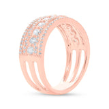 0.86ct 14k Rose Gold Diamond Lady's Ring