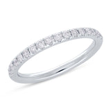 0.46ct 18k White Gold Diamond Lady's Band