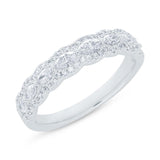 0.71ct 18k White Gold Diamond Lady's Band