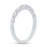 0.62ct 18k White Gold Diamond Lady's Marquise Band