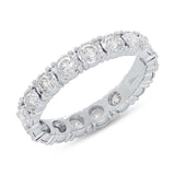 1.16ct 14k White Gold Diamond Eternity Ring Size 6.5