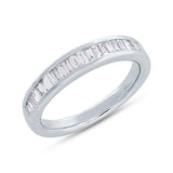 0.46ct 18k White Gold Diamond Baguette Lady's Band