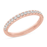 0.40ct 14k Rose Gold Diamond Lady's Band