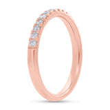 0.40ct 14k Rose Gold Diamond Lady's Band