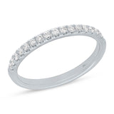 0.25ct 14k White Gold Diamond Lady's Band