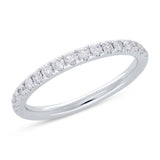 0.37ct 18k White Gold Diamond Lady's Band