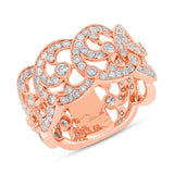 1.88ct 14k Rose Gold Diamond Lady's Ring