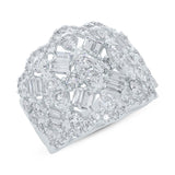 2.61ct 14k White Gold Diamond Lady's Ring