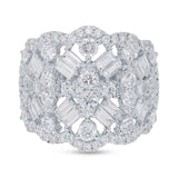 2.61ct 14k White Gold Diamond Lady's Ring