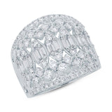 2.05ct 14k White Gold Diamond Lady's Ring