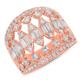 1.65ct 14k Rose Gold Diamond Lady's Ring