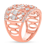 1.65ct 14k Rose Gold Diamond Lady's Ring
