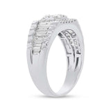1.68ct 18k White Gold Diamond Men's Ring