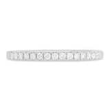 0.18ct 14k White Gold Diamond Lady's Band