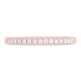 0.18ct 14k Rose Gold Diamond Lady's Band