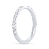 0.38ct 14k White Gold Diamond Lady's Band Size 6