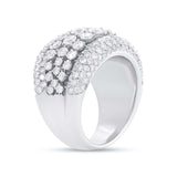 3.73ct 14k White Gold Diamond Lady's Ring