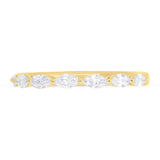 0.62ct 18k Yellow Gold Diamond Lady's Marquise Band