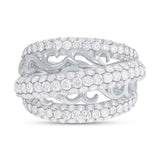 2.99ct 18k White Gold Diamond Lady's Ring