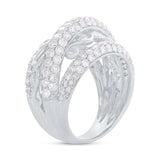 2.99ct 18k White Gold Diamond Lady's Ring