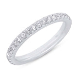 0.83ct 14k White Gold Diamond Eternity Band