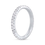0.83ct 14k White Gold Diamond Eternity Band