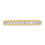 0.27ct 14k Yellow Gold Diamond Lady's Band Size 4.25