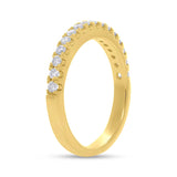 0.27ct 14k Yellow Gold Diamond Lady's Band Size 4.25