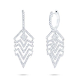 0.45ct 14k White Gold Diamond Earring