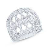 1.65ct 14k White Gold Diamond Lady's Ring