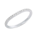 0.21ct 18k White Gold Diamond Lady's Band