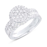 2.48ct 18k White Gold Diamond Lady's Ring